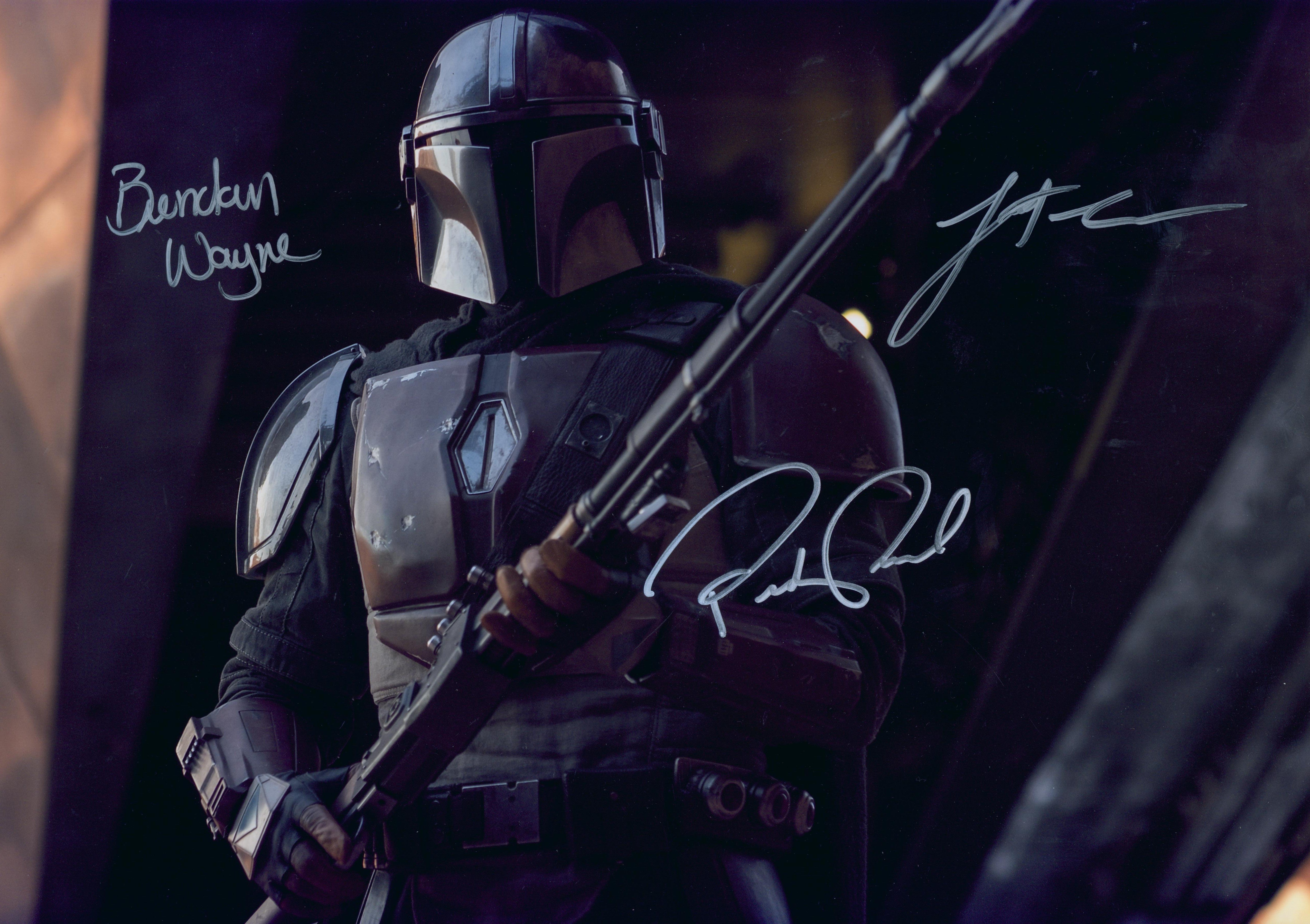 Pedro Pascal, Brendan Wayne, & Lateef Crowder Signed 16x20 Photo - SWAU Authenticated - SWAU