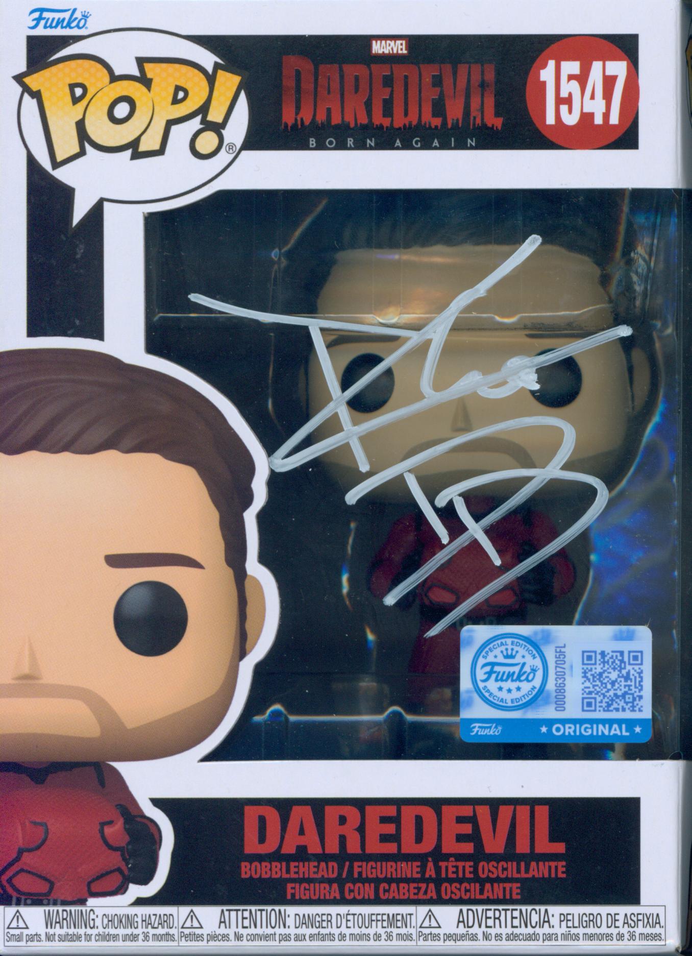 Charlie Cox Signed Funko POP! - SWAU Authenticated - SWAU