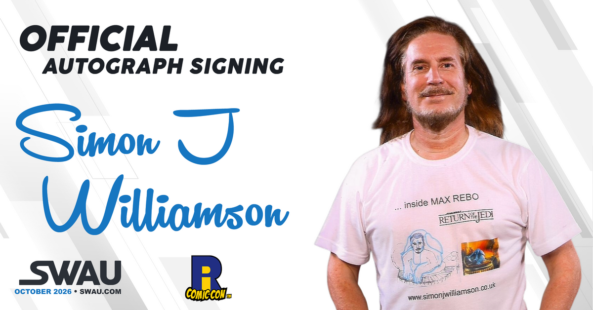 Simon J Williamson Autograph Signing - Rhode Island Comic Con 2026