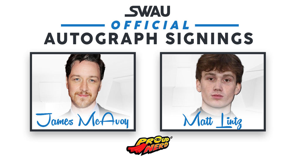 James McAvoy and Matt Lintz to Sign for SWAU!