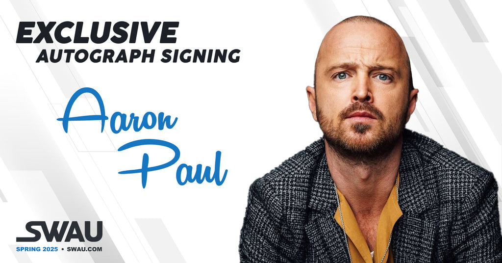 Presenting an Exclusive Autograph Signing with Aaron Paul!