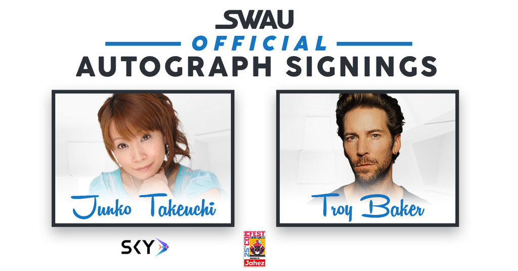 Junko Takeuchi and Troy Baker to Sign for SWAU!