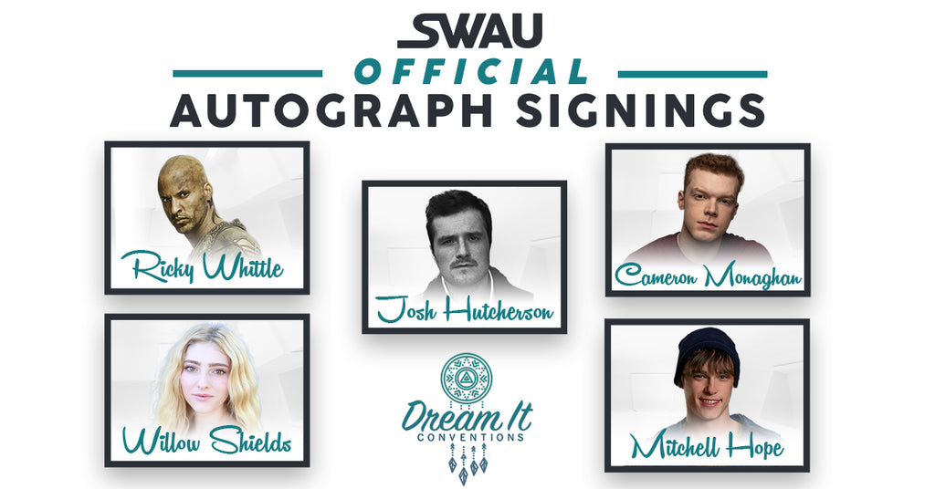 Josh Hutcherson, Ricky Whittle, Cameron Monaghan, and More to Sign for SWAU!