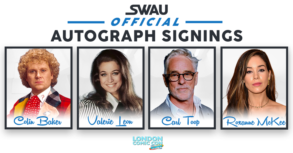 Colin Baker, Valerie Leon, Carl Toop, and Many More to Sign for SWAU!