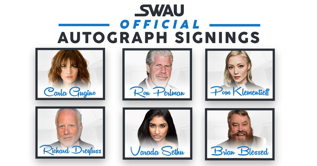 Carla Gugino, Ron Perlman, Pom Klementieff & Many More to Sign for SWAU!