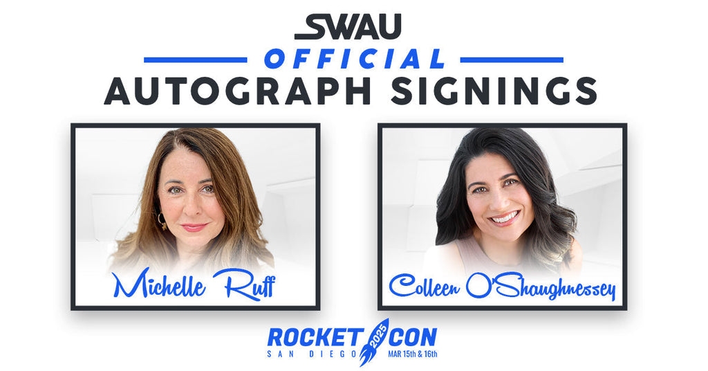 Michelle Ruff and Colleen O’Shaughnessey to Sign for SWAU!