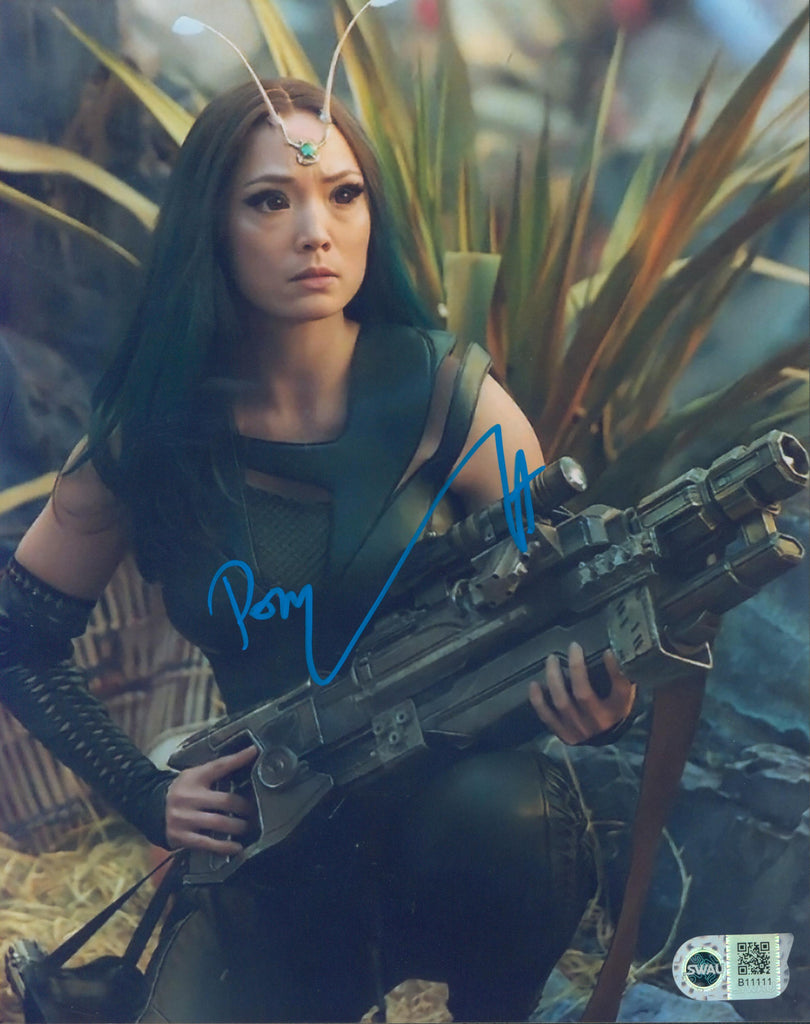Pom Klementieff Signed 8x10 Photo - SWAU Authenticated - SWAU
