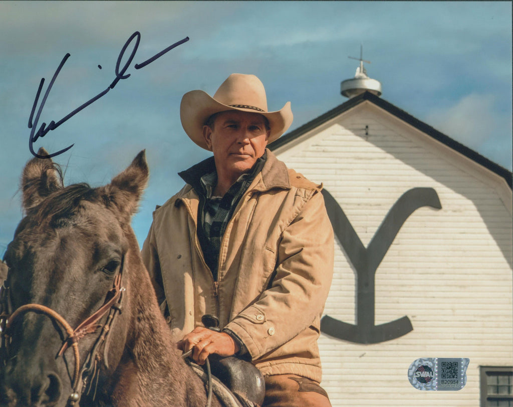 Kevin Costner Signed 8x10 Photo - SWAU Authenticated - SWAU