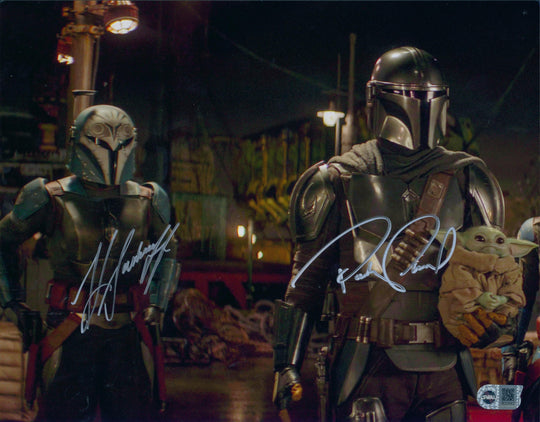 Pedro Pascal & Katee Sackhoff Signed 11x14 Photo - SWAU Authenticated