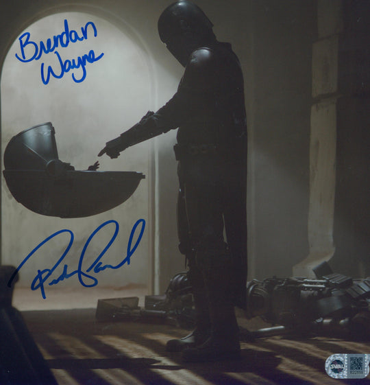 Pedro Pascal & Brendan Wayne Signed 11x14 Photo - SWAU Authenticated