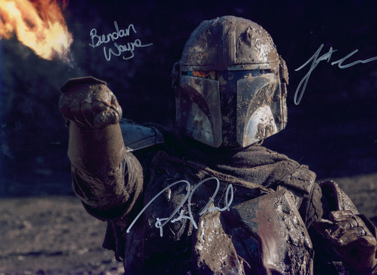 Pedro Pascal, Brendan Wayne, & Lateef Crowder Signed 16x20 Photo - SWAU Authenticated