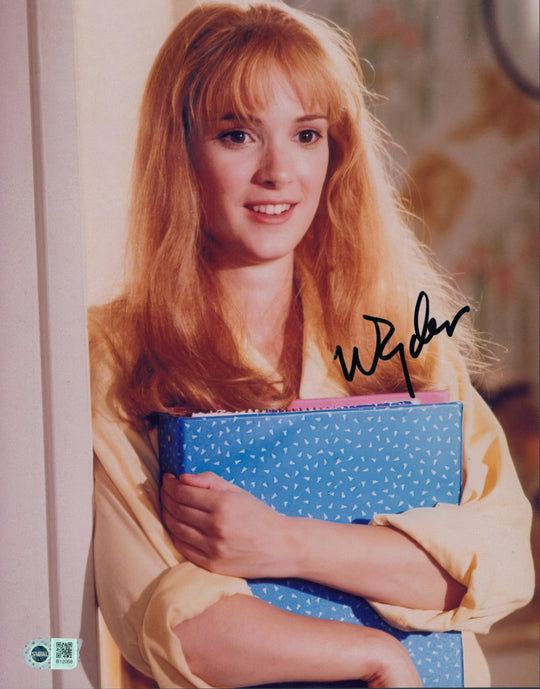 Winona Ryder Signed 11x14 Photo - SWAU Authenticated