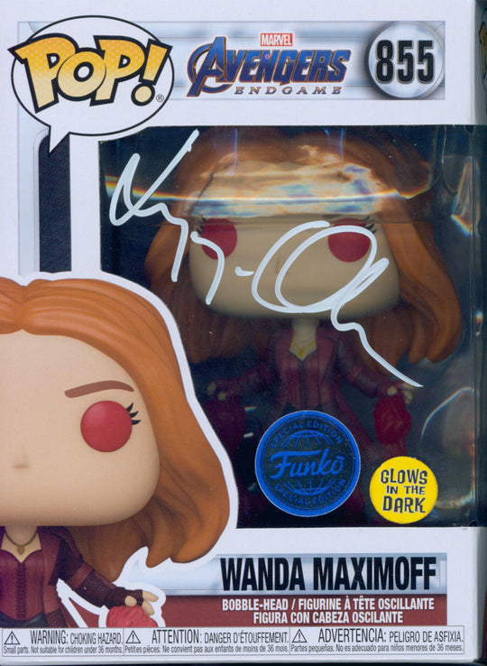 Elizabeth Olsen Signed Funko POP! - SWAU Authenticated