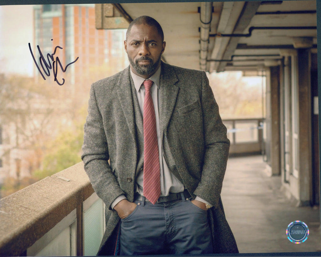 Idris Elba Signed 11x14 Photo - SWAU Authenticated - SWAU
