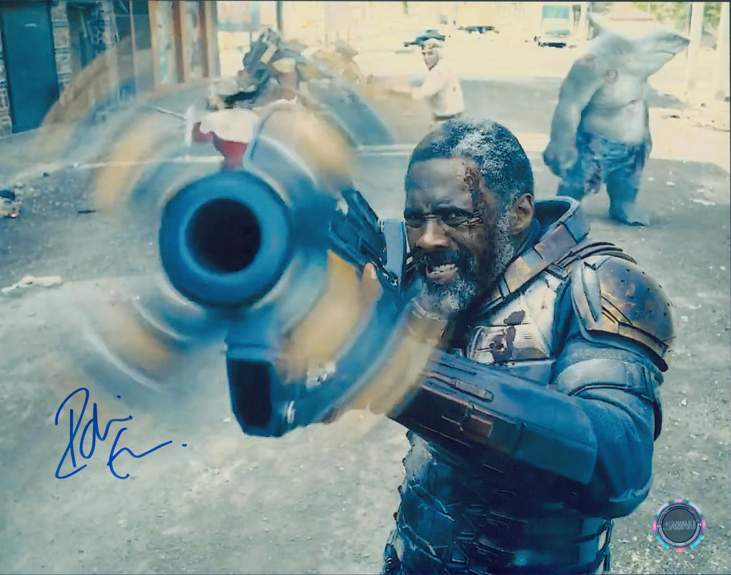 Idris Elba Signed 11x14 Photo - SWAU Authenticated - SWAU