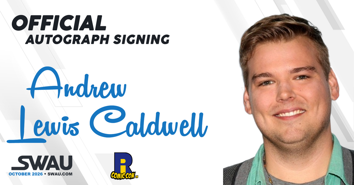 Andrew Lewis Caldwell Autograph Signing - Rhode Island Comic Con 2026