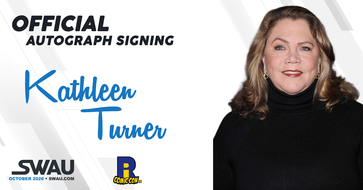 Kathleen Turner Autograph Signing - Rhode Island Comic Con 2026
