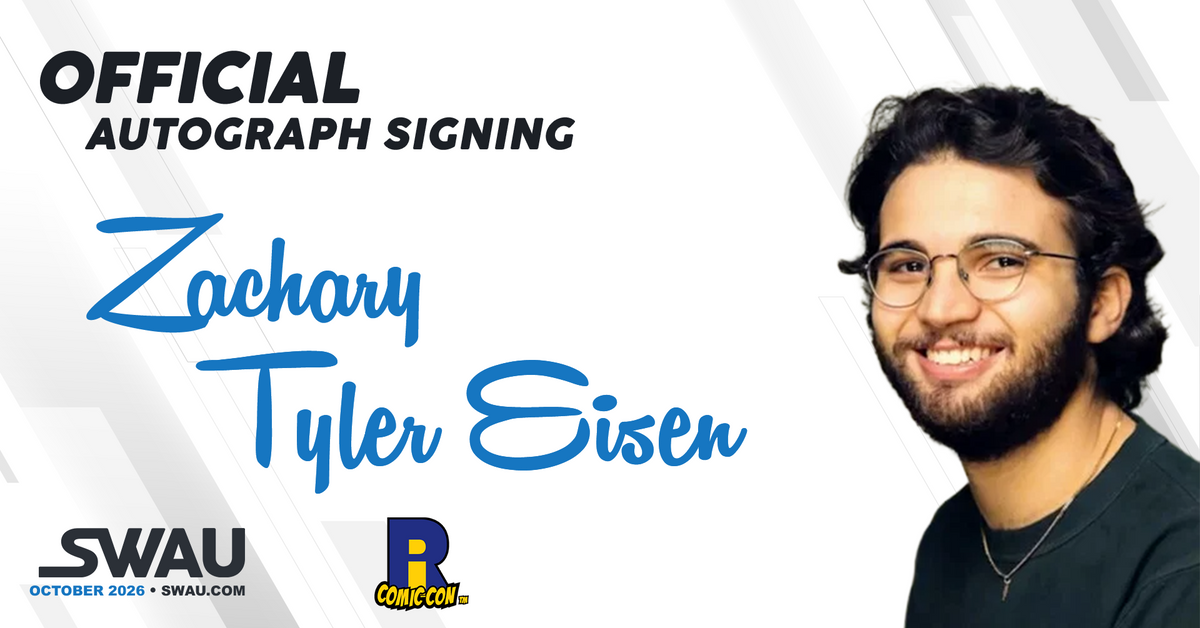 Zachary Tyler Eisen Autograph Signing - Rhode Island Comic Con 2026
