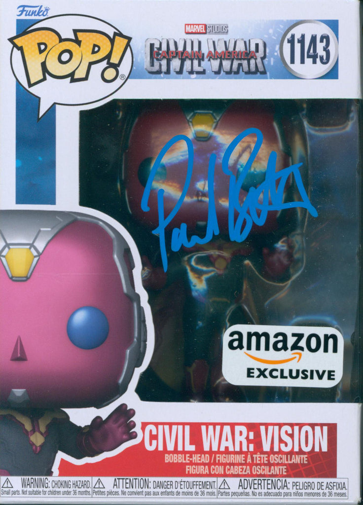 Paul Bettany Signed Funko POP! - SWAU Authenticated