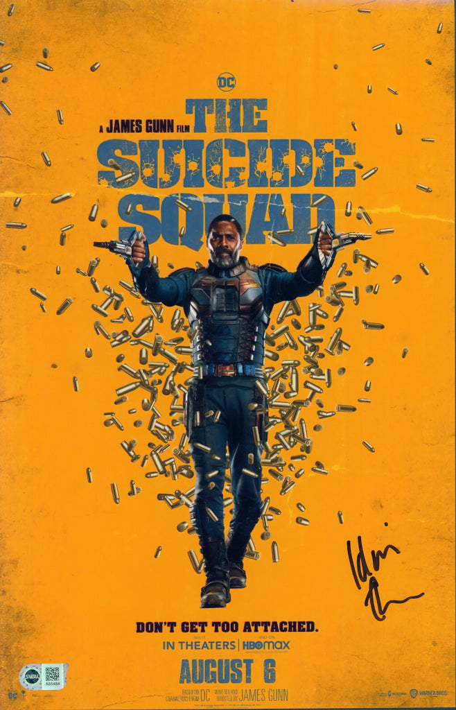 Idris Elba Signed 11x17 Photo - SWAU Authenticated - SWAU