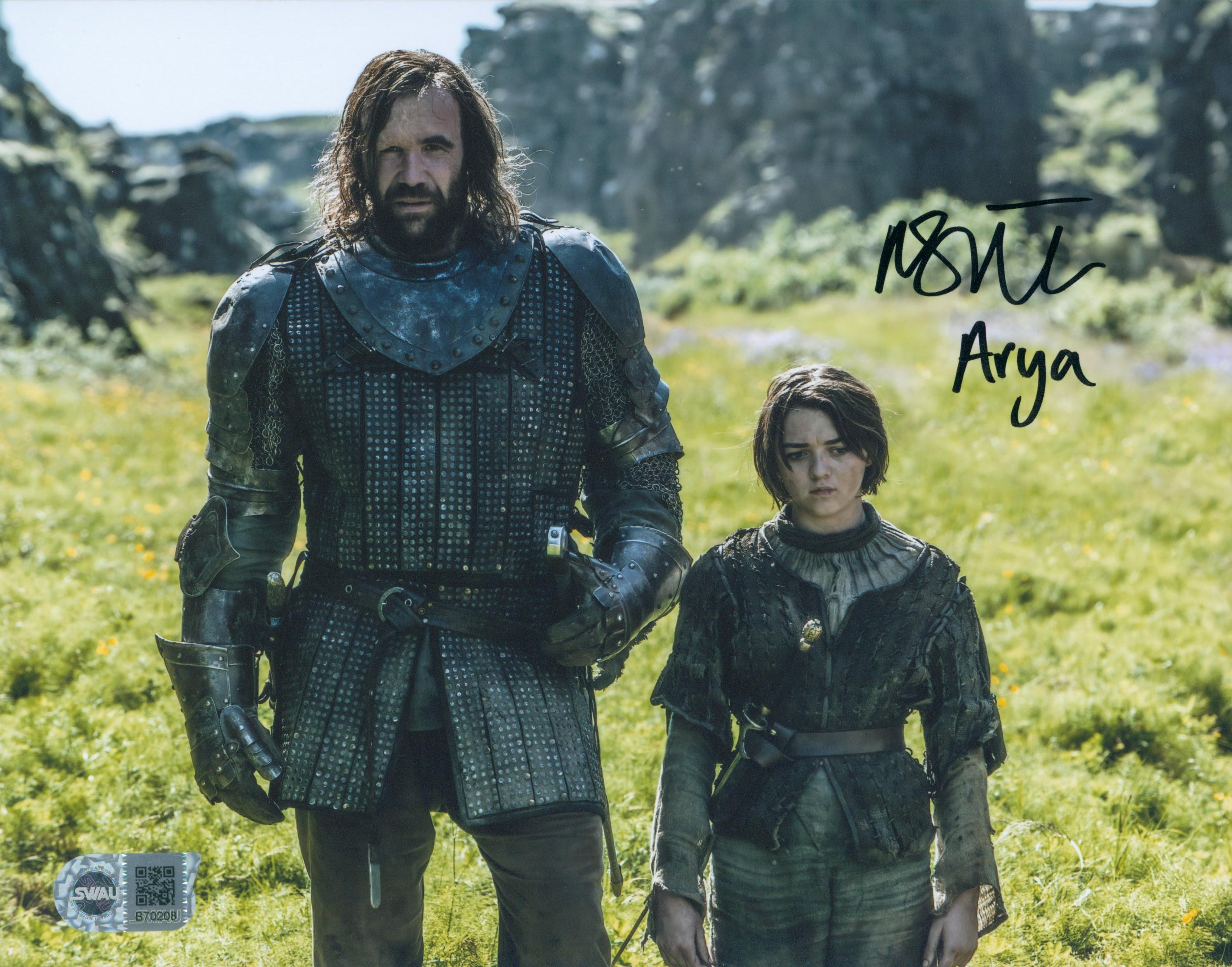Maisie Williams Signed 8x10 Photo - SWAU Authenticated - SWAU