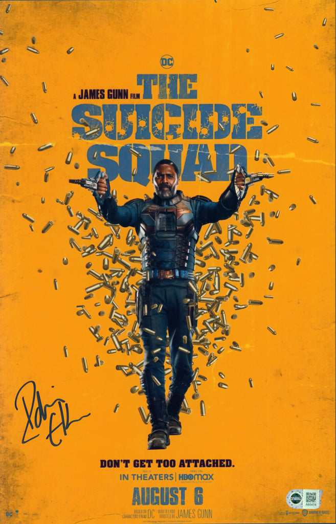 Idris Elba Signed 11x17 Photo - SWAU Authenticated - SWAU