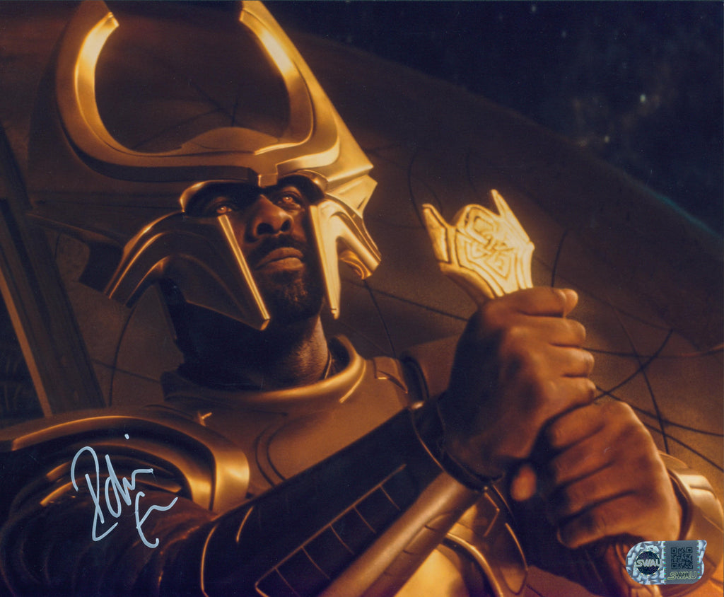 Idris Elba Signed 11x14 Photo - SWAU Authenticated - SWAU