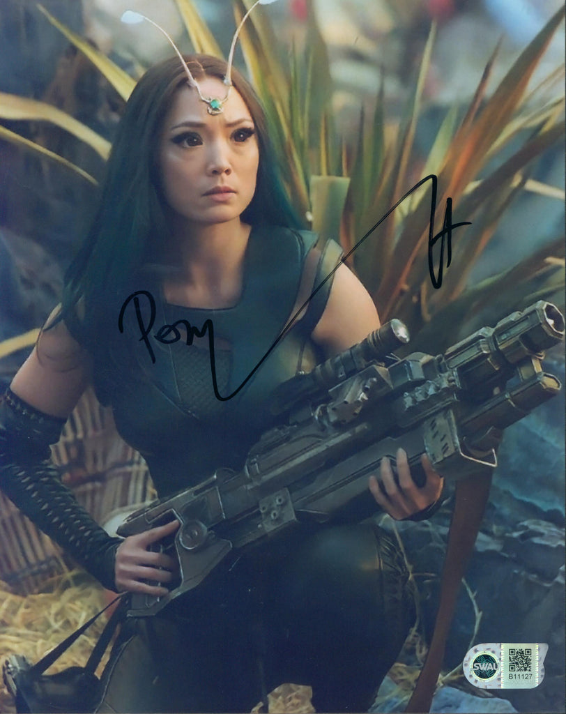 Pom Klementieff Signed 8x10 Photo - SWAU Authenticated - SWAU