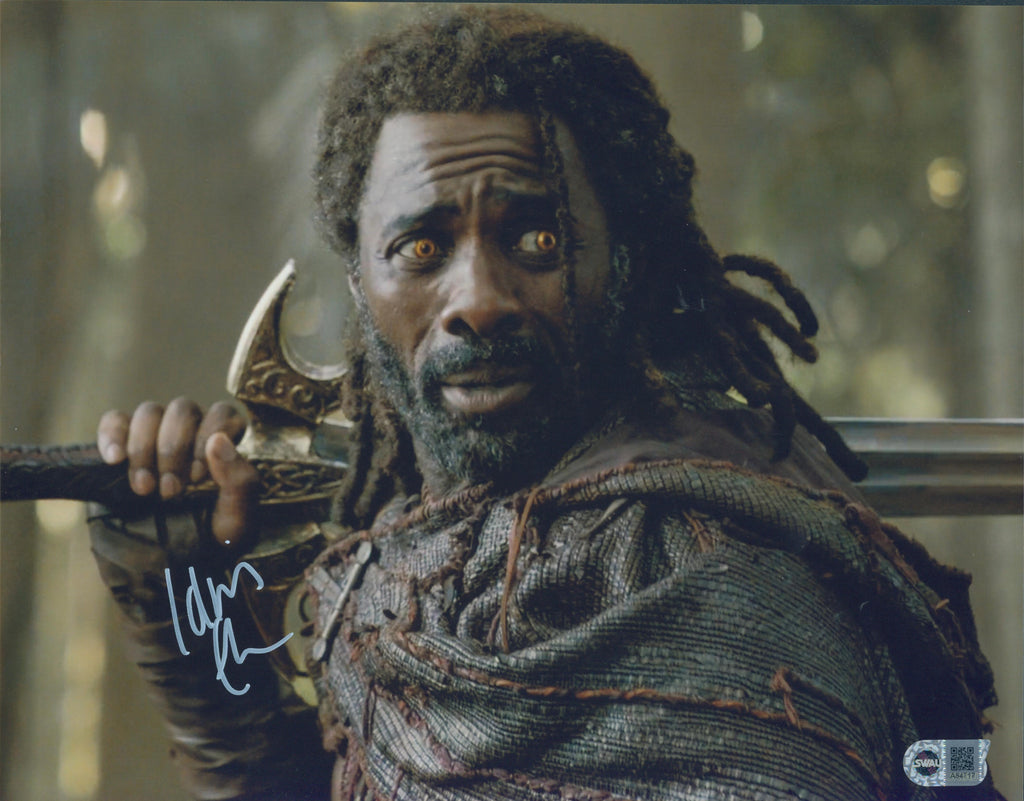 Idris Elba Signed 11x14 Photo - SWAU Authenticated - SWAU