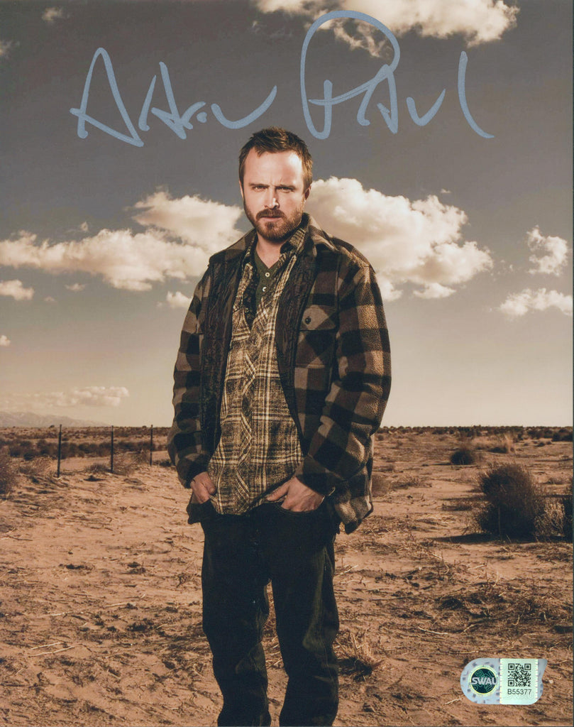Aaron Paul Signed 8x10 Photo - SWAU Authenticated - SWAU