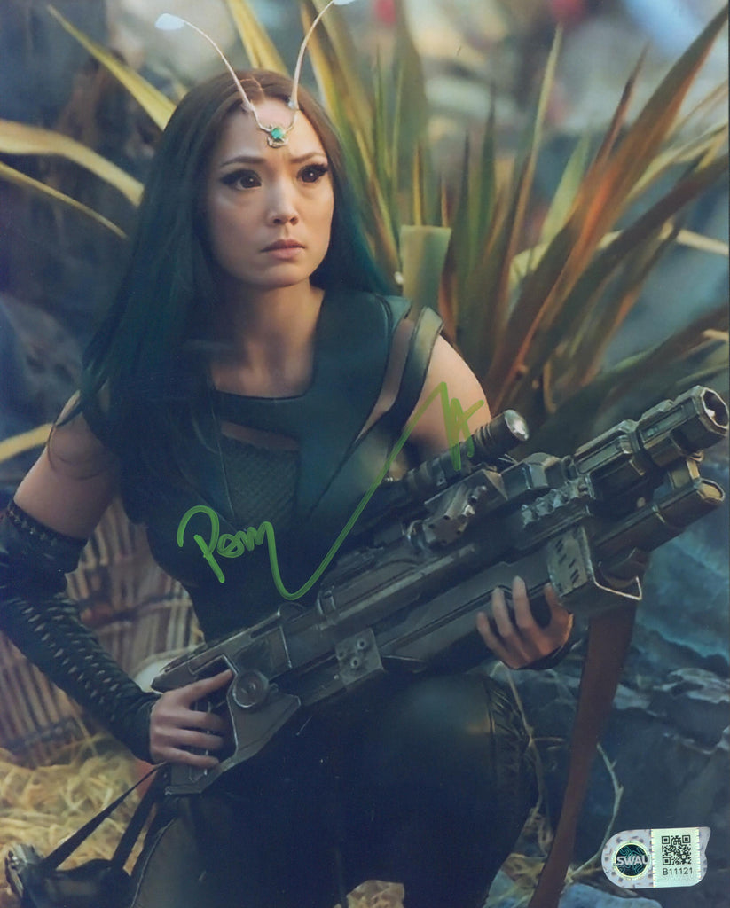 Pom Klementieff Signed 8x10 Photo - SWAU Authenticated - SWAU