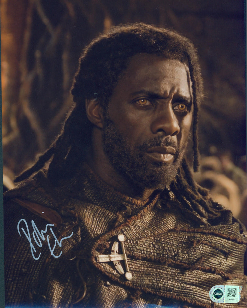 Idris Elba Signed 11x14 Photo - SWAU Authenticated - SWAU