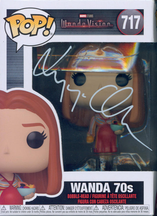 Elizabeth Olsen Signed Funko POP! - SWAU Authenticated