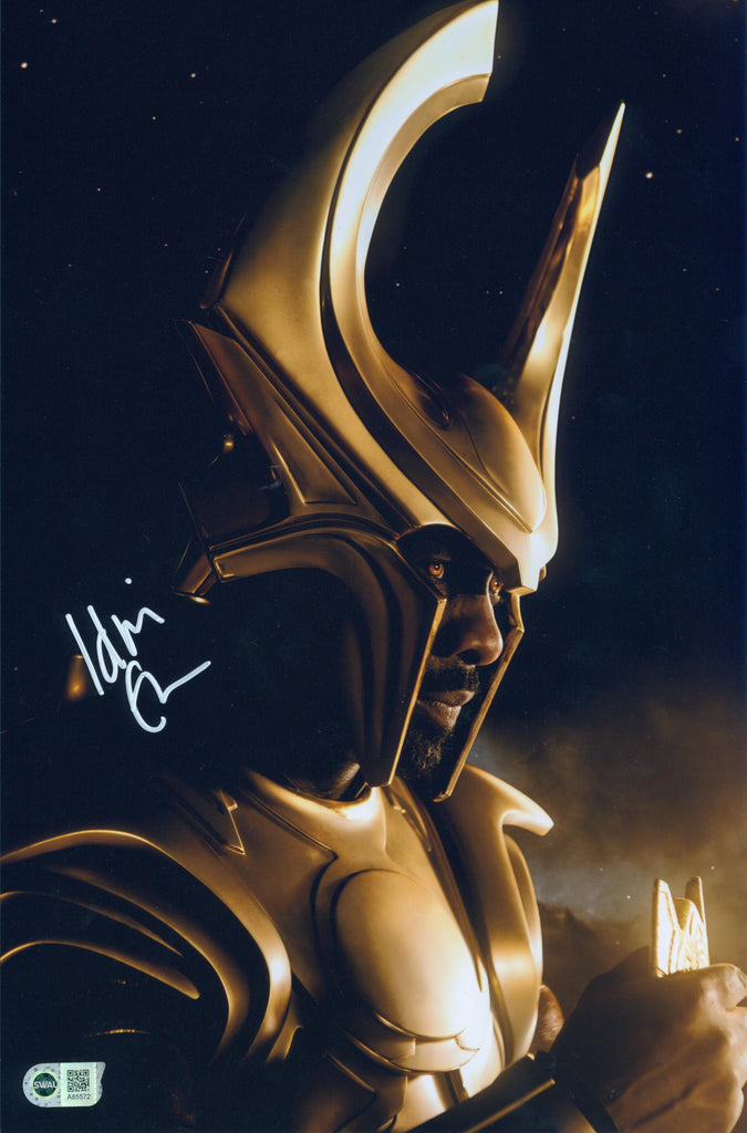 Idris Elba Signed 11x17 Photo - SWAU Authenticated - SWAU