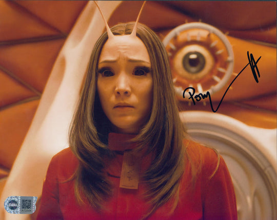 Pom Klementieff Signed 8x10 Photo - SWAU Authenticated