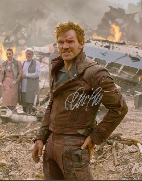 Chris Pratt Signed 11x14 Photo - SWAU Authenticated